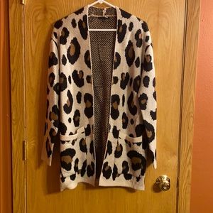 Leopard Print Cardigan